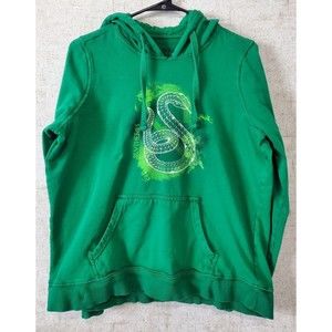 Harry Potter Slytherin House Green Hoodie Kids Large